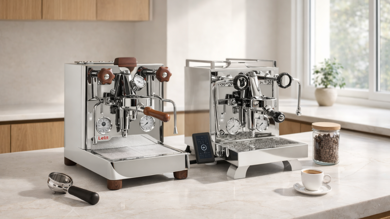 lelit bianca v3 vs rocket r58 espresso machine comparison