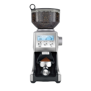 breville smart grinder pro coffee grinder white background