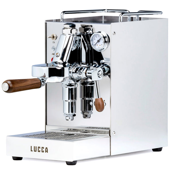 LUCCA Solo Espresso Machine in stainless steel