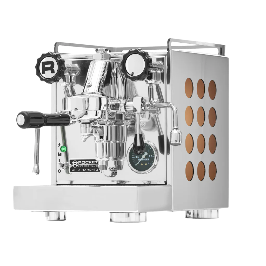 Rocket Appartamento Espresso Machine Copper - Cliff & Pebble Rocket Appartamento Espresso Machine Copper - Cliff & Pebble