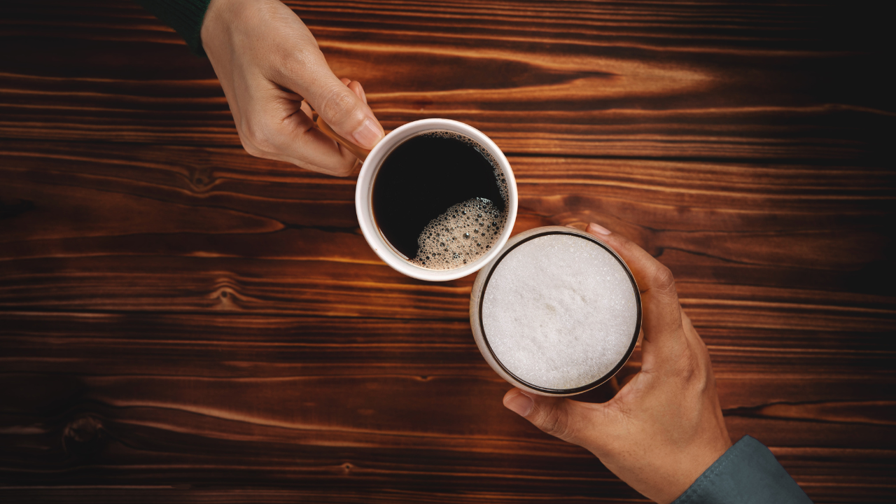 how to make a black and tan coffee