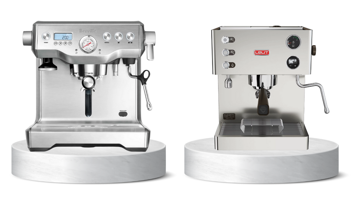 Two Titans of Home Espresso Breville Dual Boiler and Lelit Elizabeth