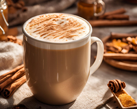 honey cinnamon oat milk latte