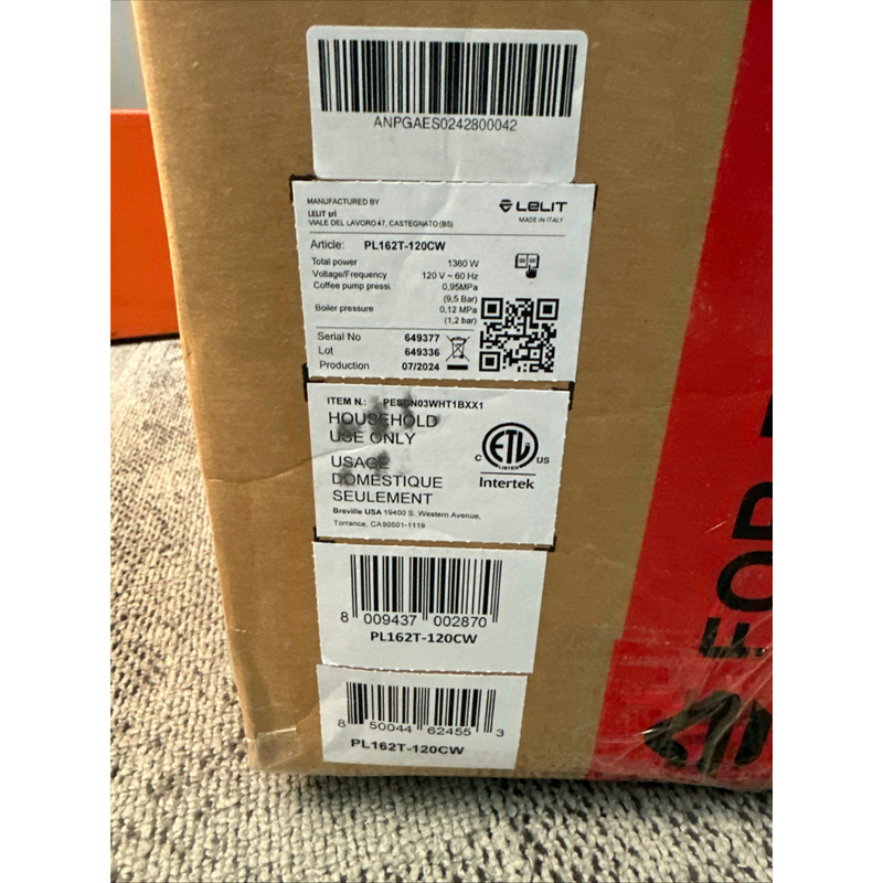 Lelit Bianca V3 (white) - Open Box
