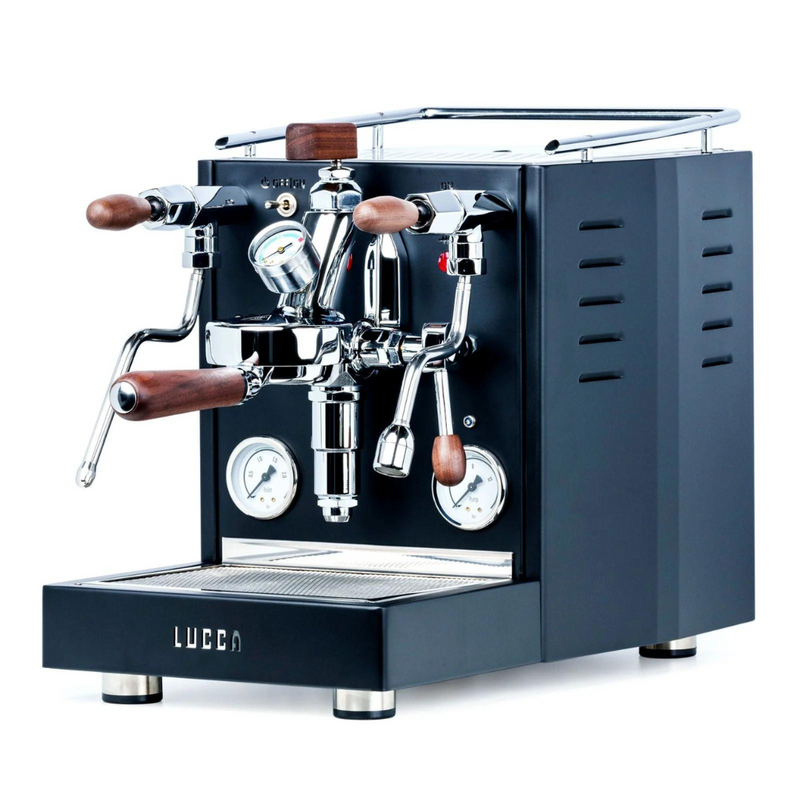 lucca x58 espresso machine with flow control black