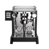 rocket espresso r58 tune black espresso machine front view