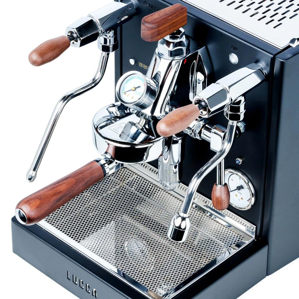 lucca x58 espresso machine with flow control from above