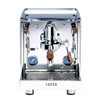 lucca sunto stainless steel espresso machine front view