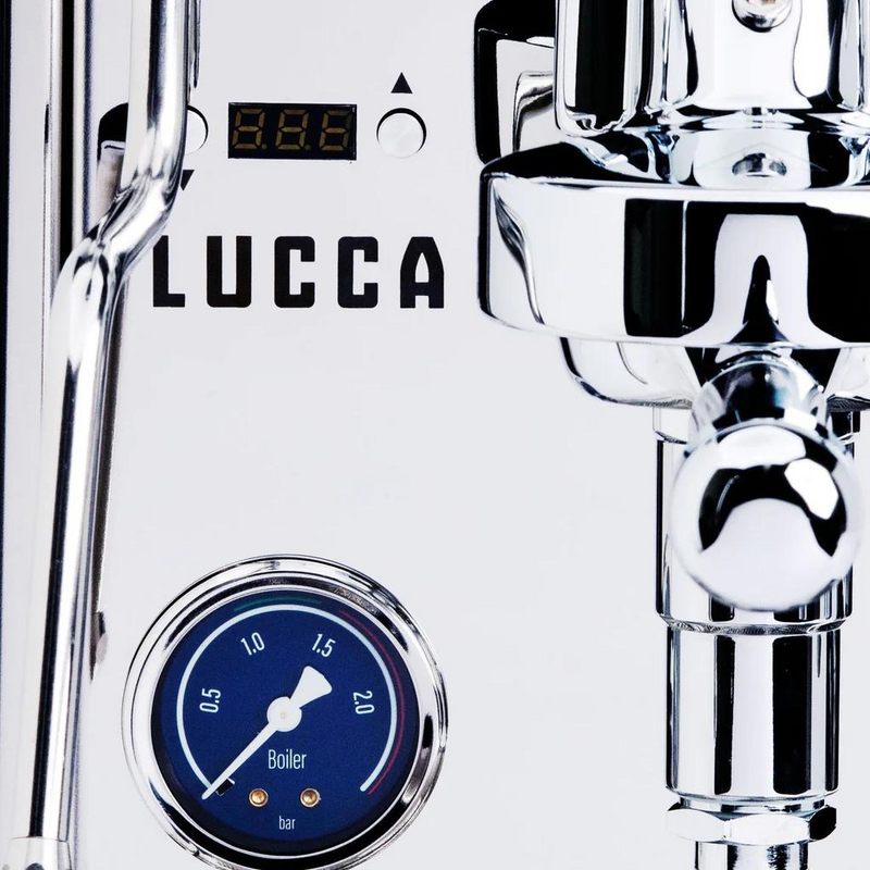 lucca x58 espresso machine with flow control pid screen