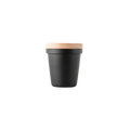 Black: Acaia 58mm dosing cup with wooden storage lid in Black