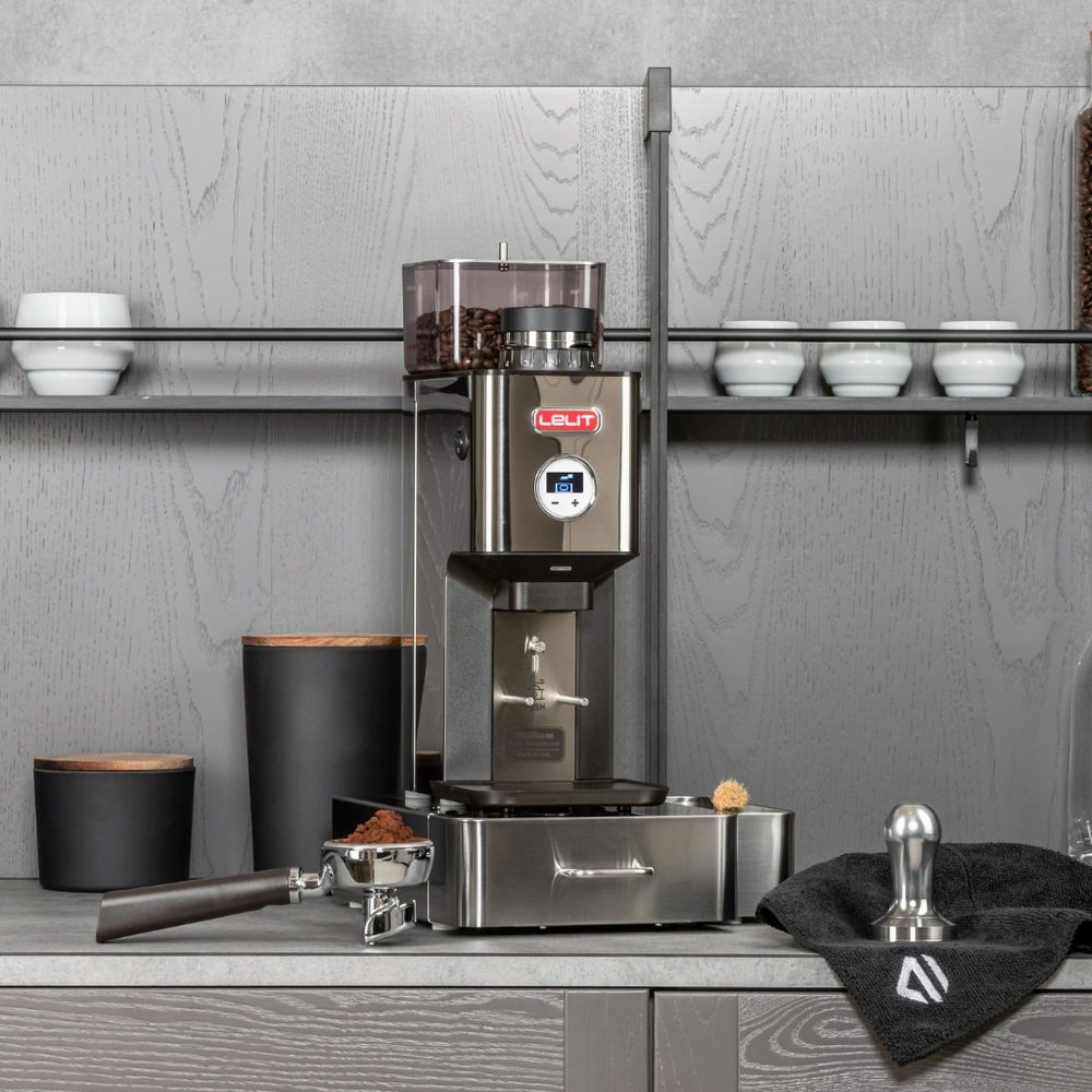 Lelit Knock Box Drawer with Cloth and Brush l Cliff & Pebble