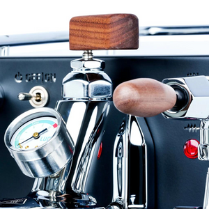 lucca x58 espresso machine with flow control close up