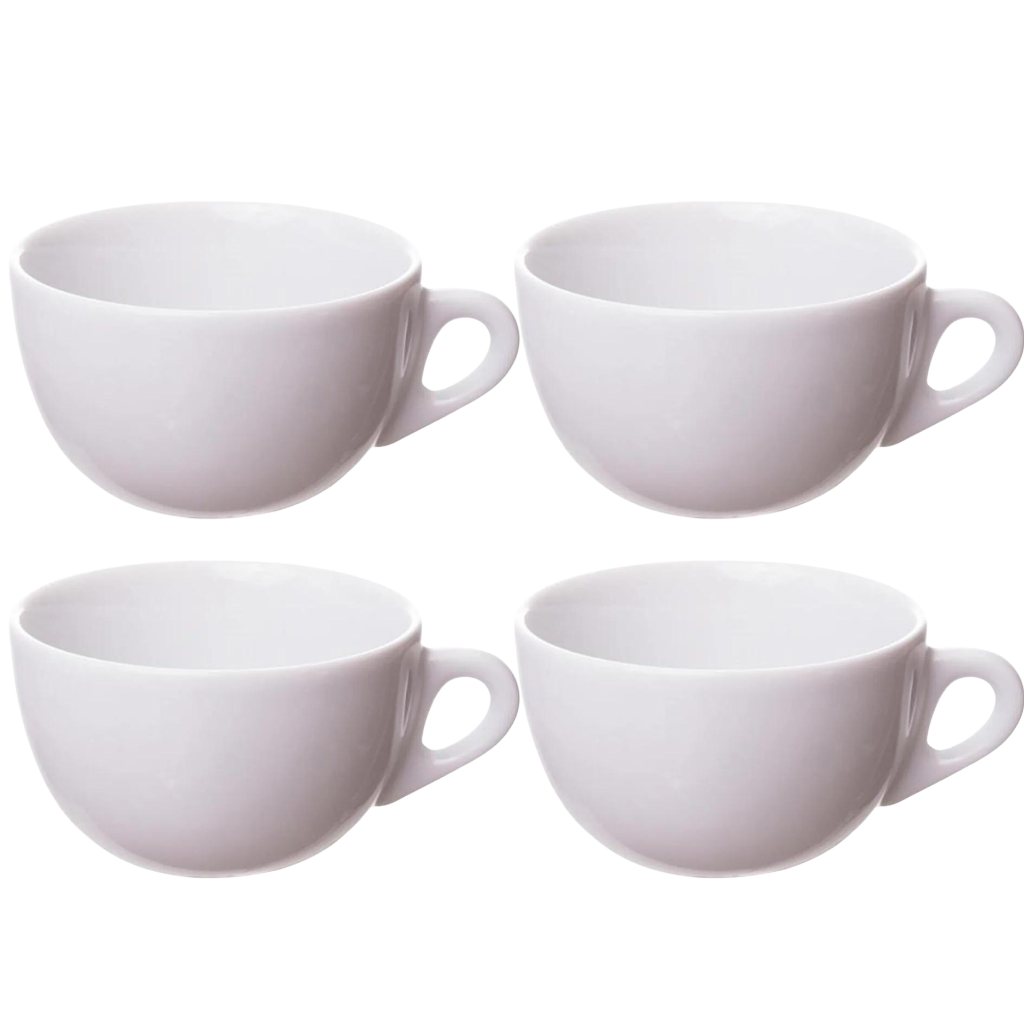 ancap verona latte cup white four