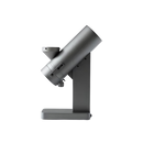 acaia orbit coffee grinder side view gray