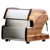 lucca a53 mini walnut espresso machine back view
