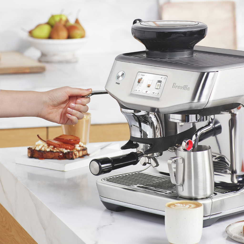 breville barista touch impress in action