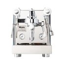 izzo vivi pid espresso machine white accents