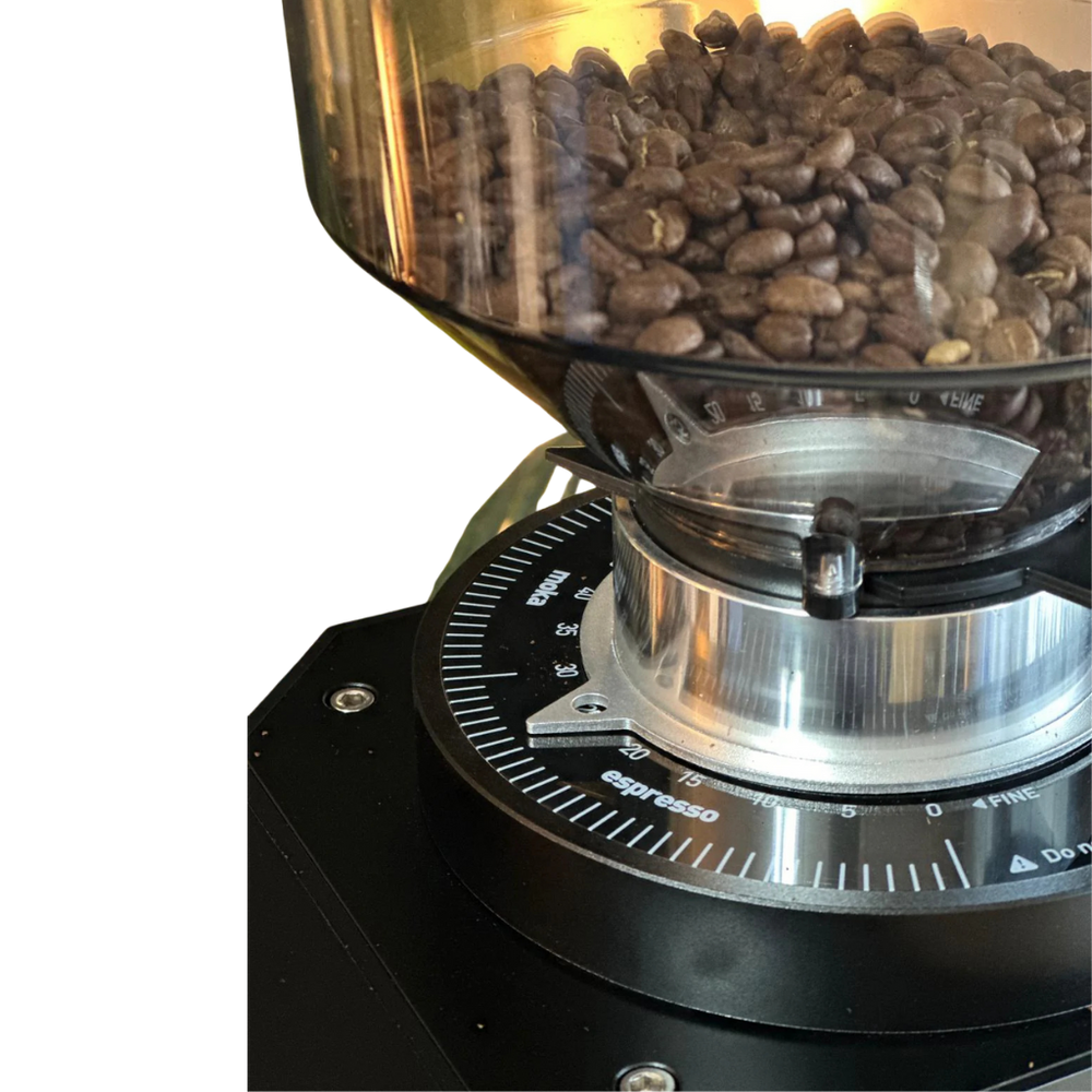 Turin ZF83 Commercial Espresso Grinder l Cliff & Pebble Turin ZF83 Commercial Espresso Grinder l Cliff & Pebble