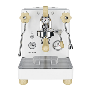 lelit bianca espresso machine white front view