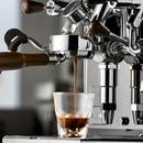 Turin Gallatin V HX Espresso Machine with PID pulling a shot of espresso