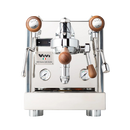 izzo vivi pid espresso machine wood accents