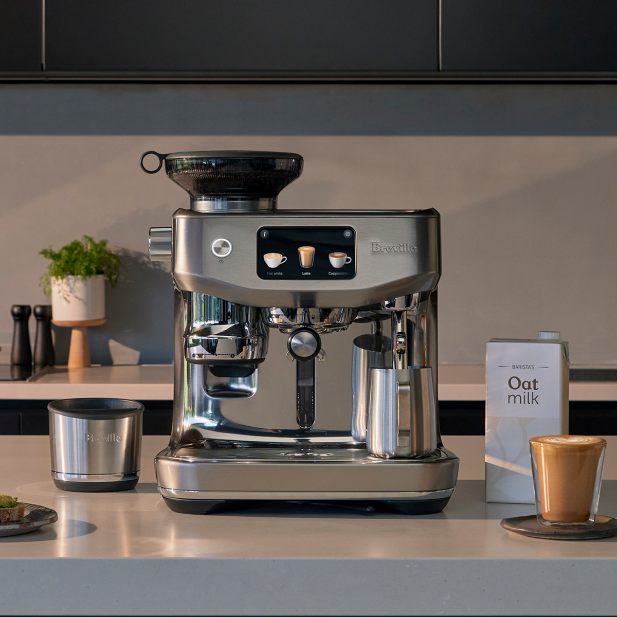 Breville THE ORACLE JET in dark kitchen