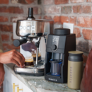 baratza encore esp pro next to a breville espresso machine