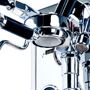 group head view of the lucca x58 espresso machine