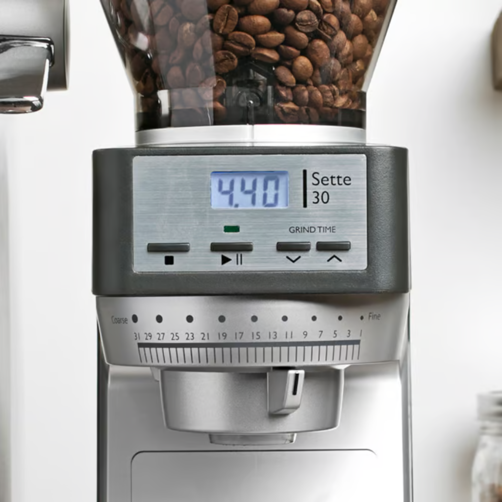 baratza sette 30 coffee grinder controls