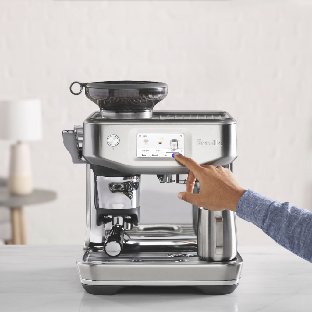 breville barista touch impress control panel