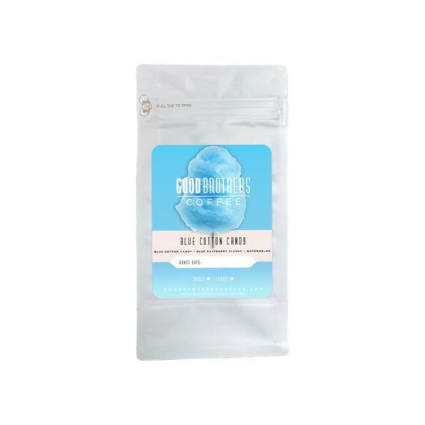 Good Brothers Coffee Blue Cotton Candy coffee bag