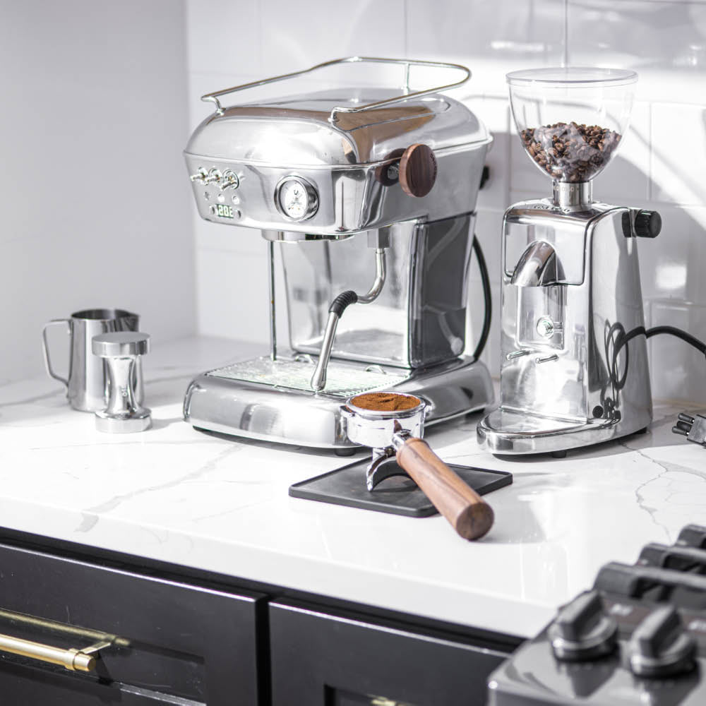 Ascaso Dream PID Automatic Home Espresso Machine in kitchen