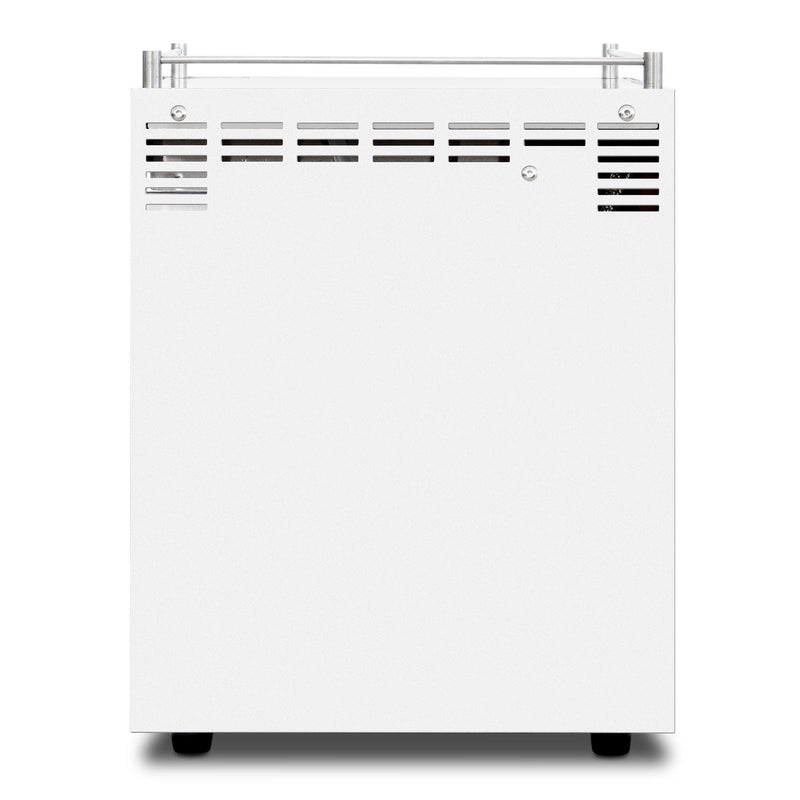 ascaso steel duo espresso machine white back view