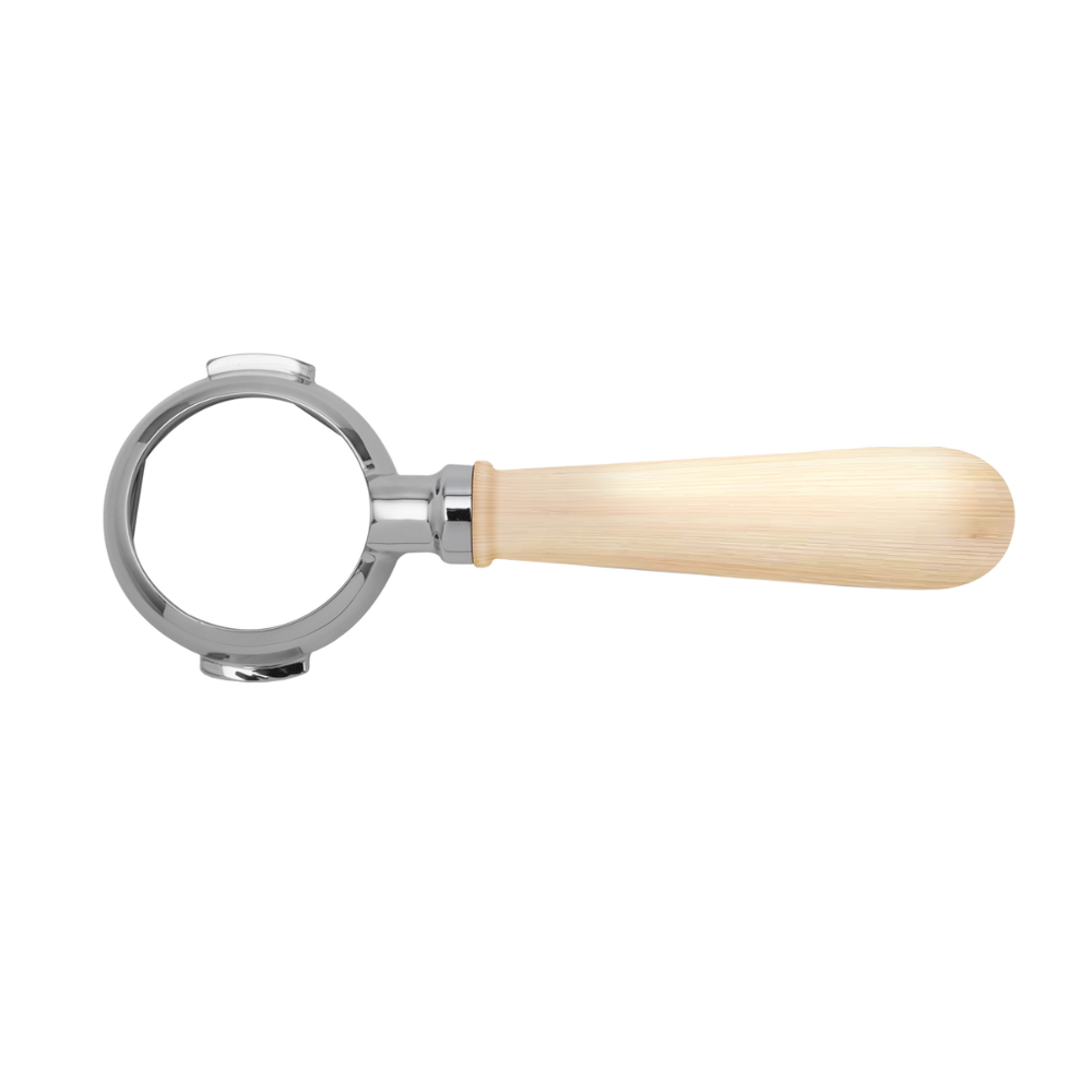 Lelit Maple Wood 58mm Bottomless Portafilter l Cliff & Pebble