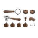 lelit bianca walnut wood accents