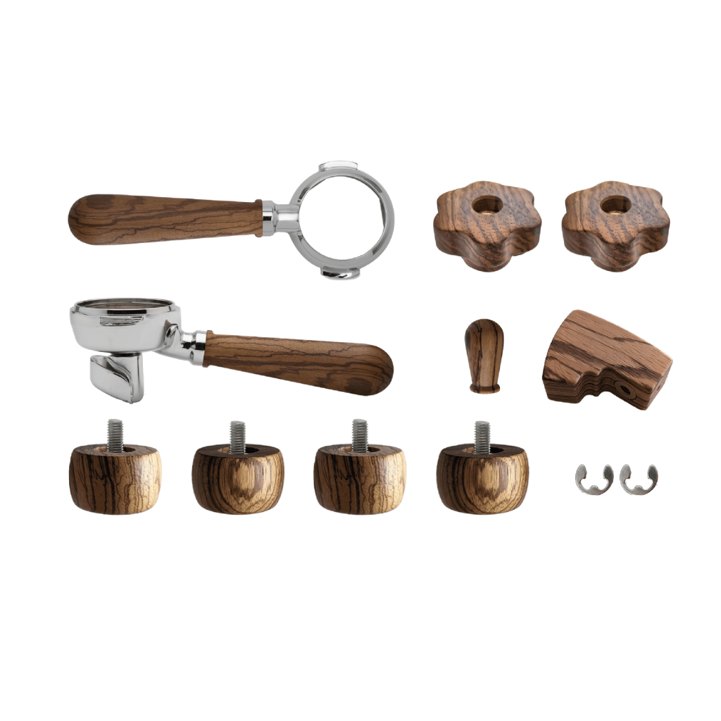 lelit bianca zebrano wood accent kit