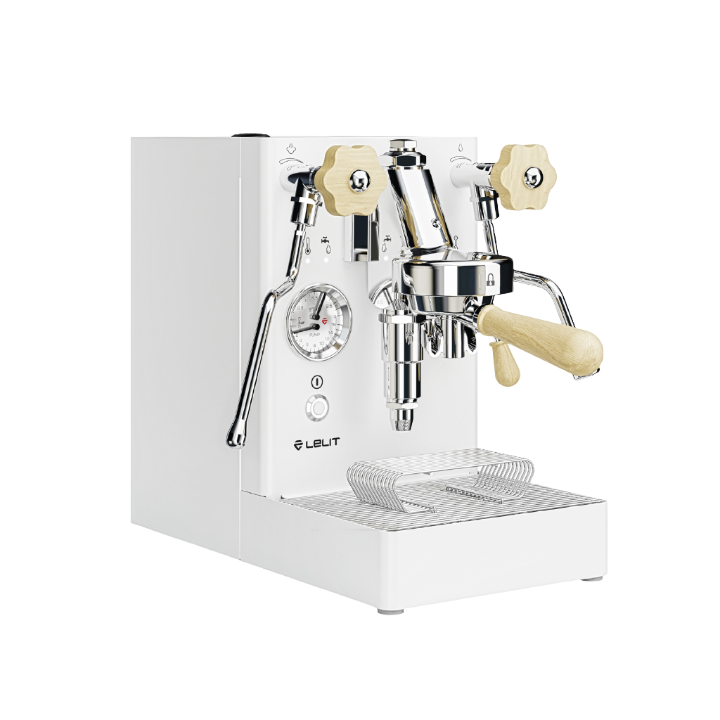 lelit mara x white espresso machine