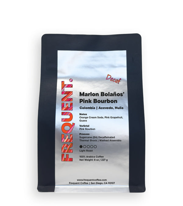 Marlon Bolaños' Pink Bourbon | Thermal Shock | Sugarcane EA Decaf | Colombia