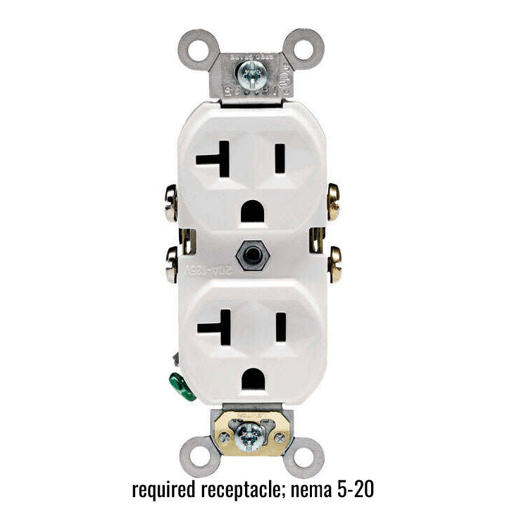 ascaso steel duo espresso machine white plug view
