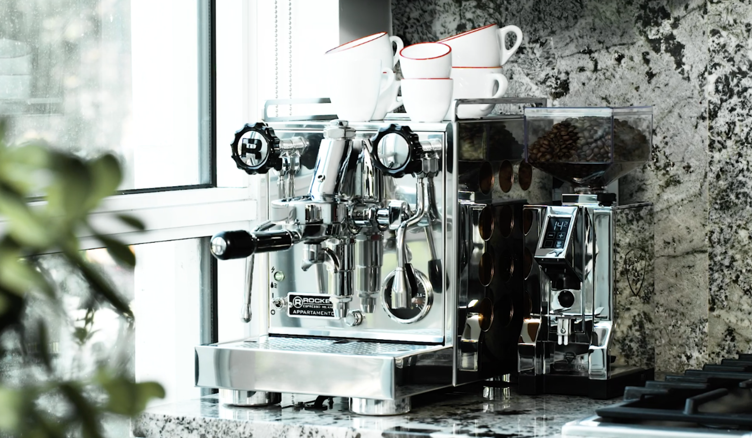 rocket espresso machine and grinder