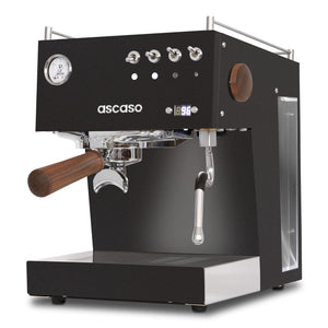 ascaso steel uno espresso machine black front