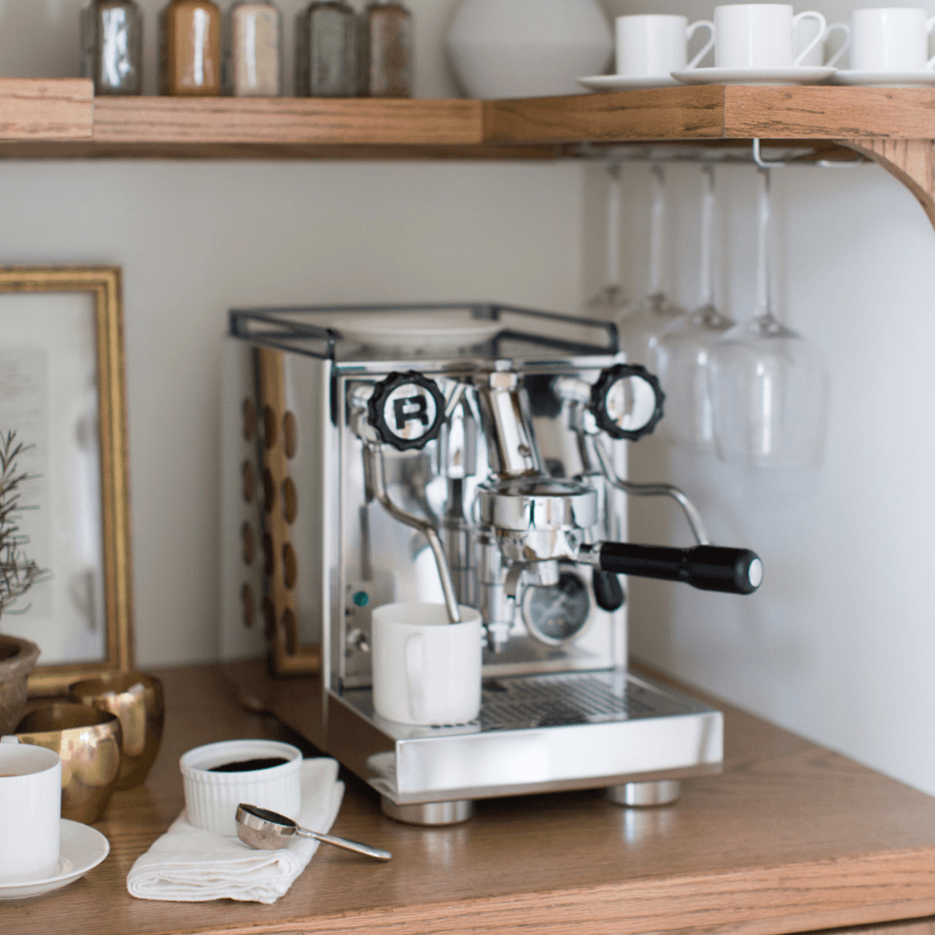 Rocket Espresso 6 Piece Espresso Cup and Saucer Set - White