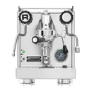 Front view of Rocket Espresso Appartamento White showing white accents